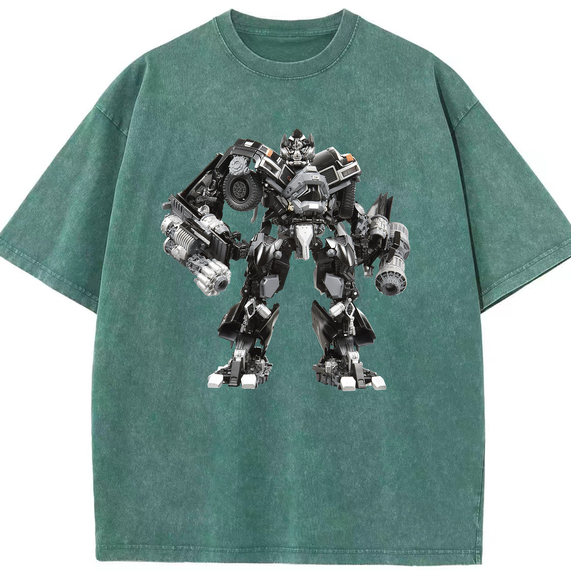 （画像用） Transformers トランスフォーマー 綿100% ヴィンテージ風 半袖Tシャツ（フロントプリント）